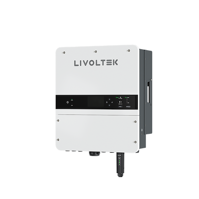 Livoltek HP1 7.5–12kW Single-Phase Hybrid Solar Inverter | 290A Battery Current, 200% Overload, IP66